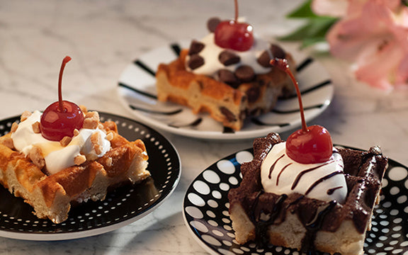 40 Count Case of Medium Liege Belgian Butter Bulk Pack Waffles