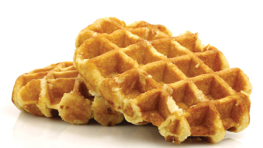 50 Count Case of Small Liege Belgian Butter Bulk Pack Waffles
