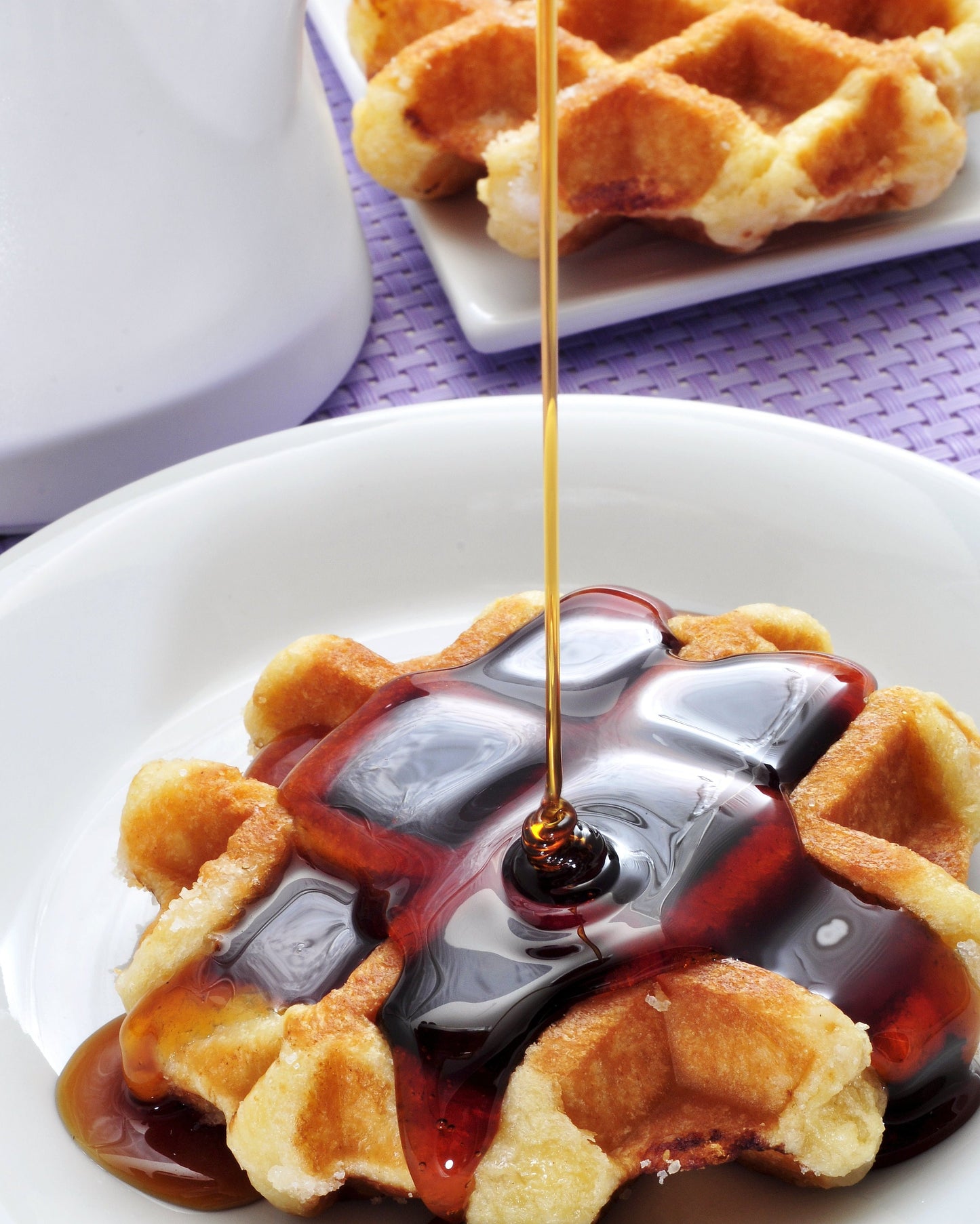 50 Count Case of Small Liege Belgian Butter Bulk Pack Waffles