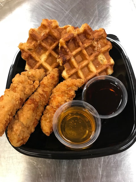 50 Count Case of Small Liege Belgian Butter Bulk Pack Waffles