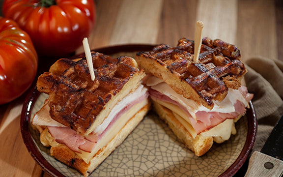 30 Count Case of Individually Wrapped (IW) Large Liege Belgian Pure Maple Syrup and Butter Waffles