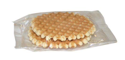64 Count of Individually Wrapped (IW) Galette Style Sandwich Waffles  (2 pack)